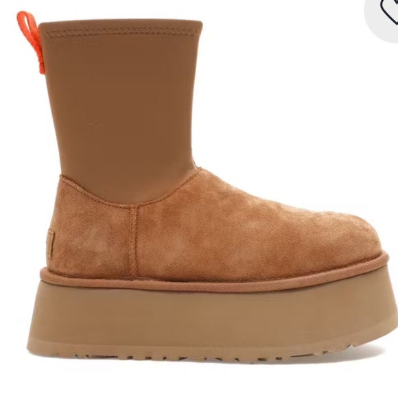 UGG Women's Classic Dipper Platform Boots | Tan/Chestnut | 12 - Picture 1 of 7